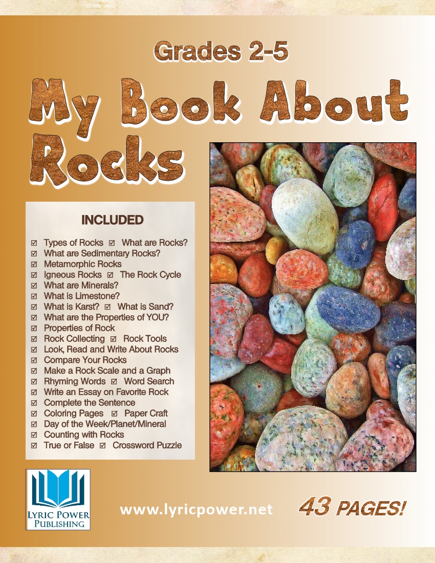 book cover my book about rocks