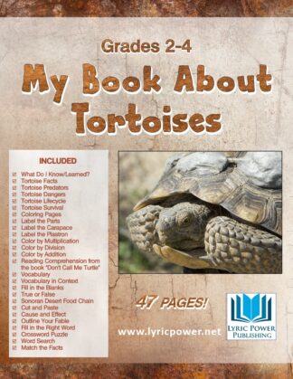 book cover book about tortoises grades 2-4