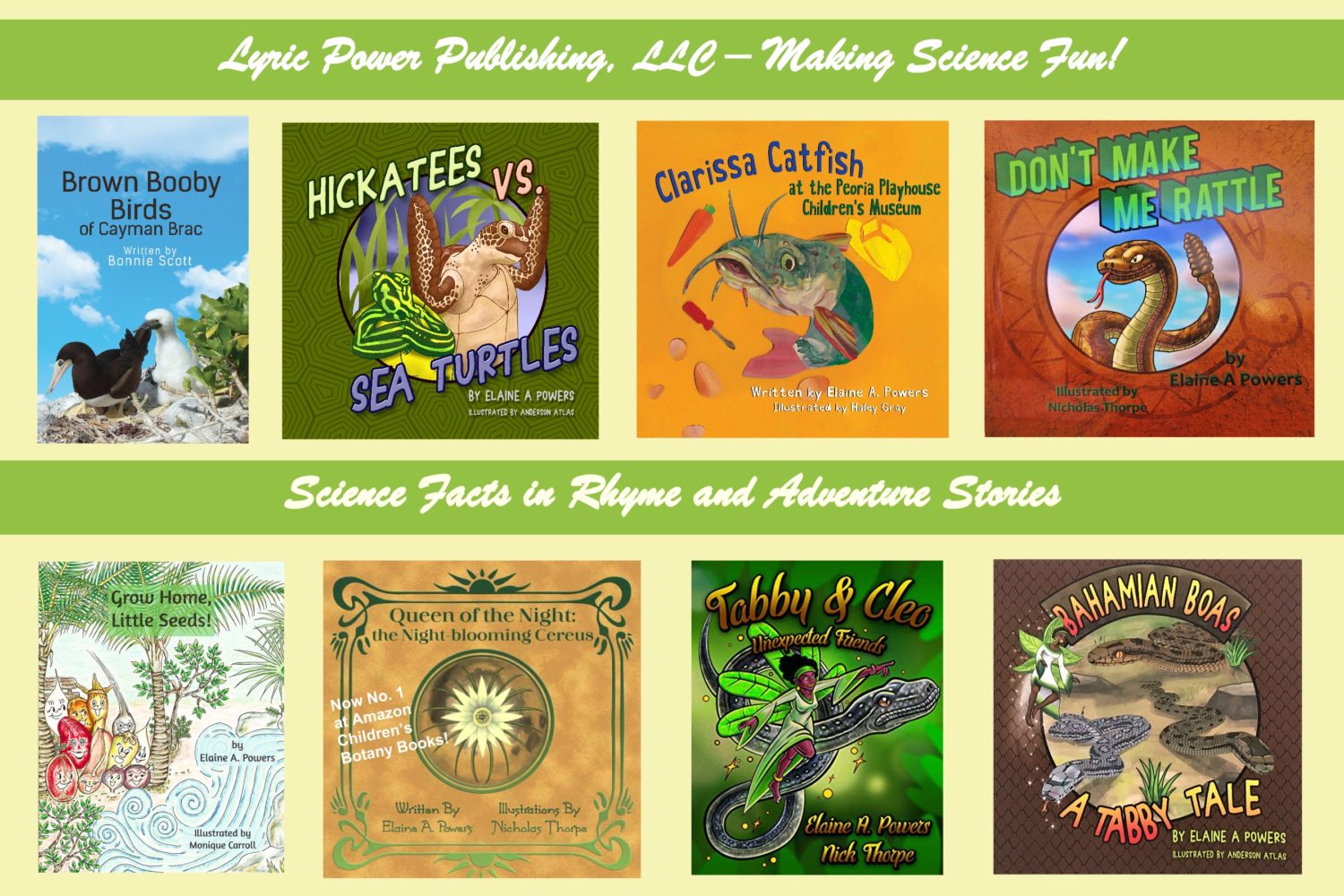 colorful collage of book covers