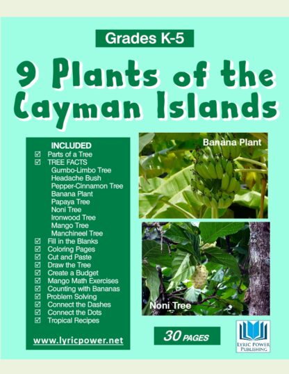 book covers 9 plants of cayman islands