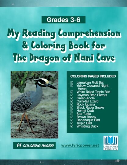 book cover Reading Comprehension forbook Dragon Nani Cave