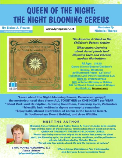 infographic for Queen of the Night the Night-Blooming Cereus