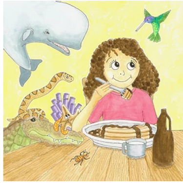 illustration by Diane Ronning from children's book