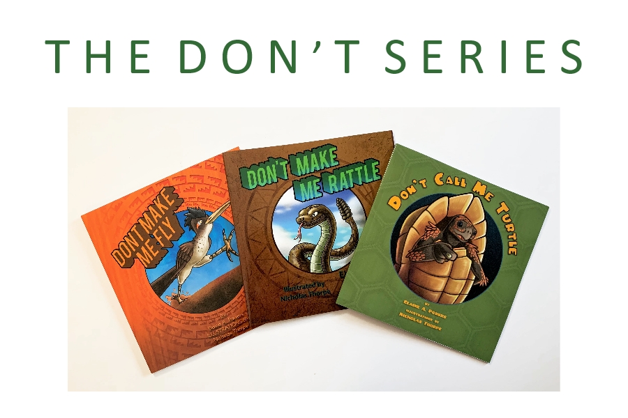 a photo of three books from The Don't Series