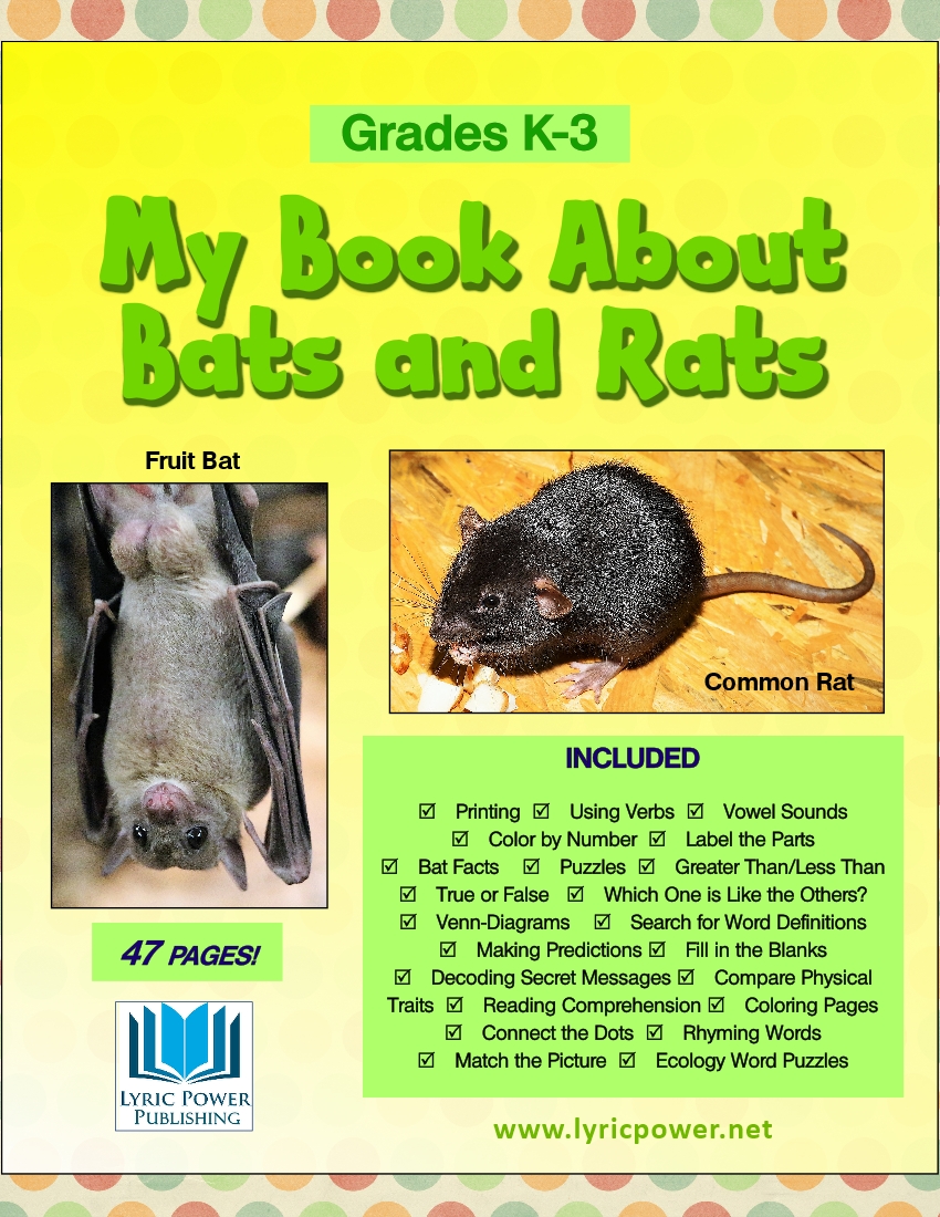 workbook about bats and rats cover 