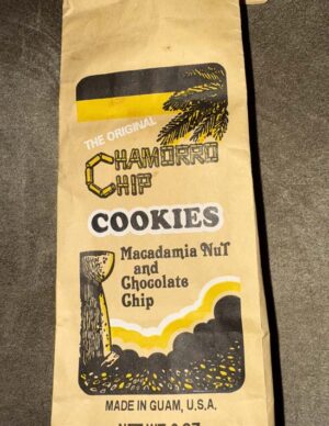 Chammaro chip cookies with macadamia nuts and chocolate chips.